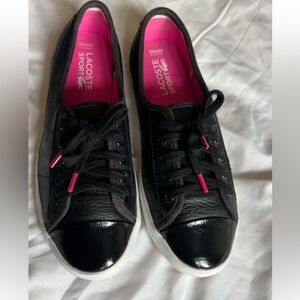 Lacoste Sneakers Shoes Genuine Leather size 5.5